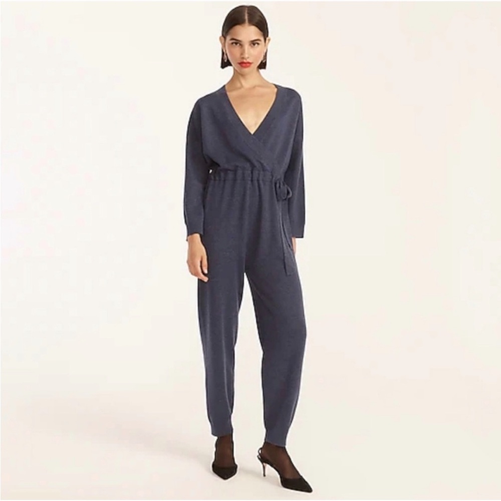 J. Crew Navy Blue Jumpsuit